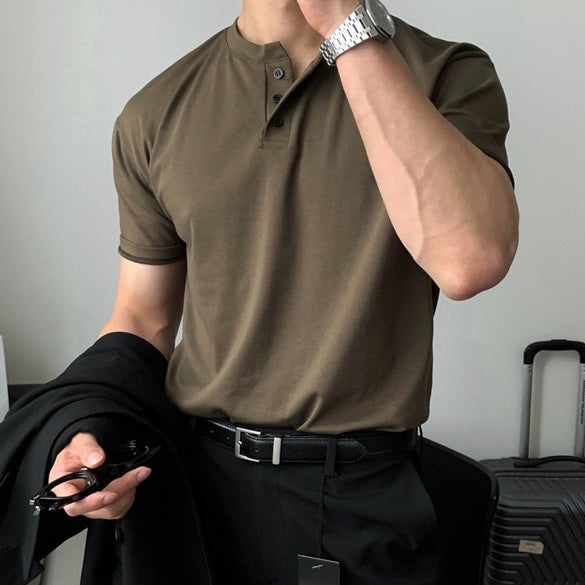 Skylar™ | Buttoned Collar T-Shirt