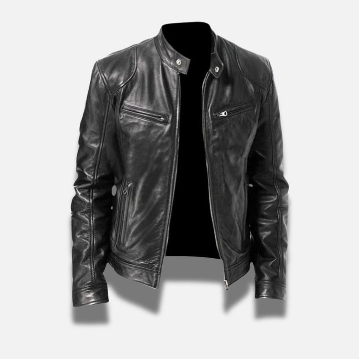 Skylar™ | Timeless Leather Jacket