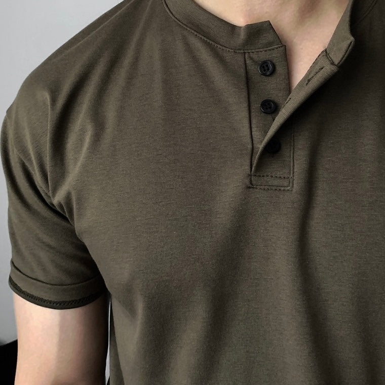 Skylar™ | Buttoned Collar T-Shirt