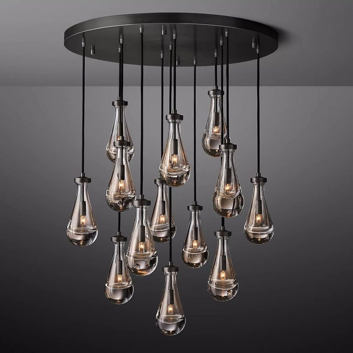 Luxury Raindrop Staircase Chandelier