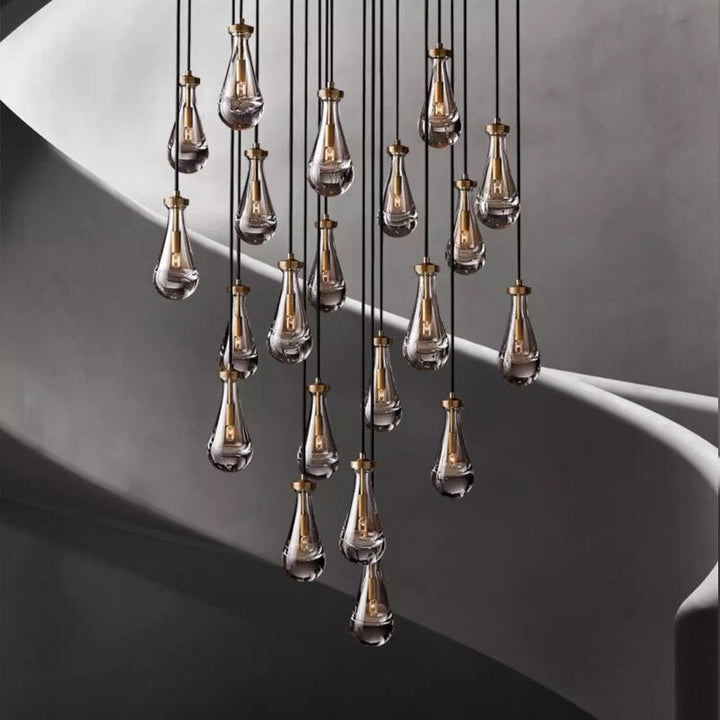 Post-Modern Teardrop Chandelier