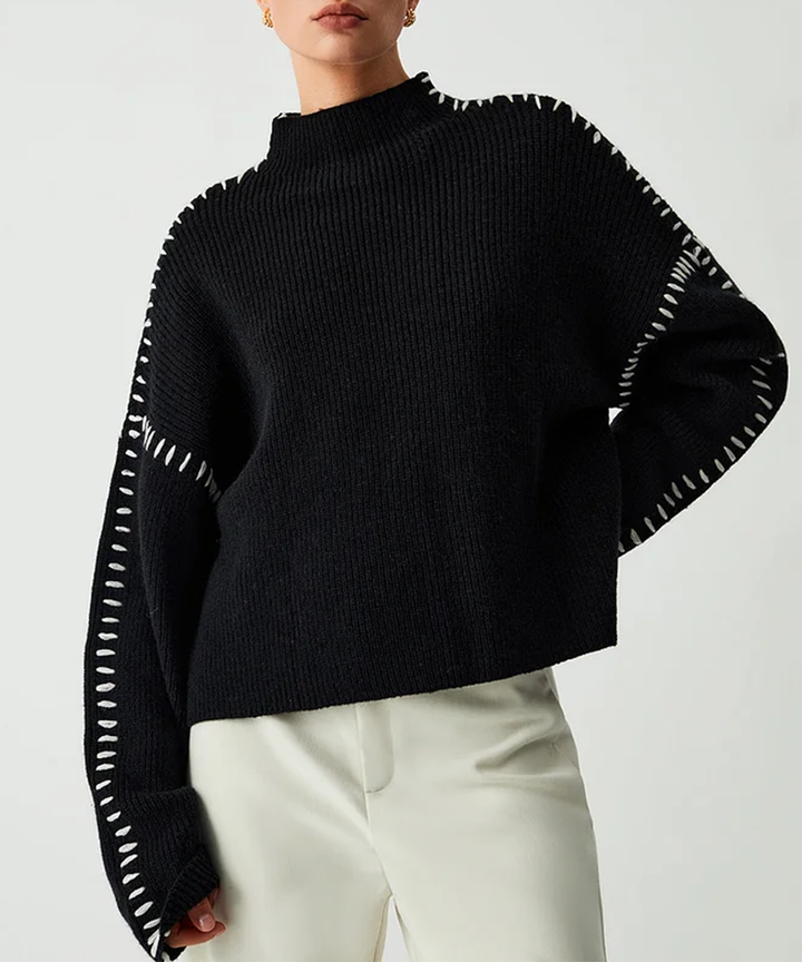 Skylar™ | Oversized Mockneck Sweater