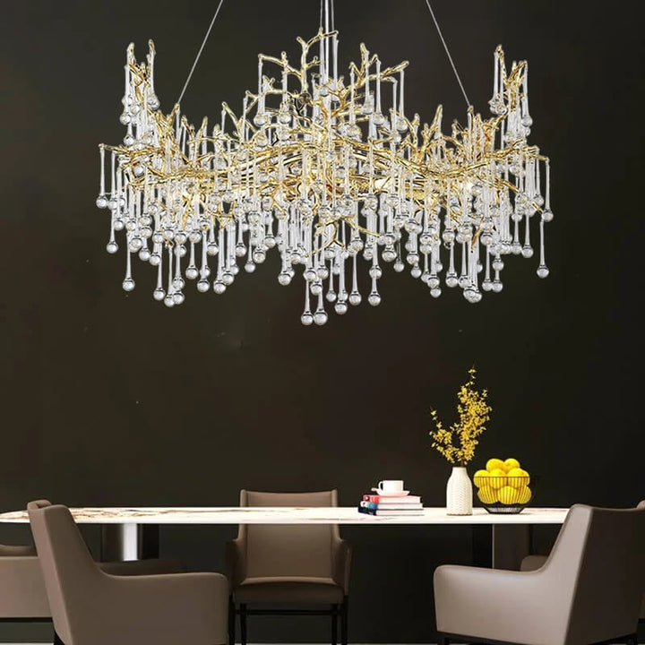 Luxury Crystal Led Tree Branch Chandelier