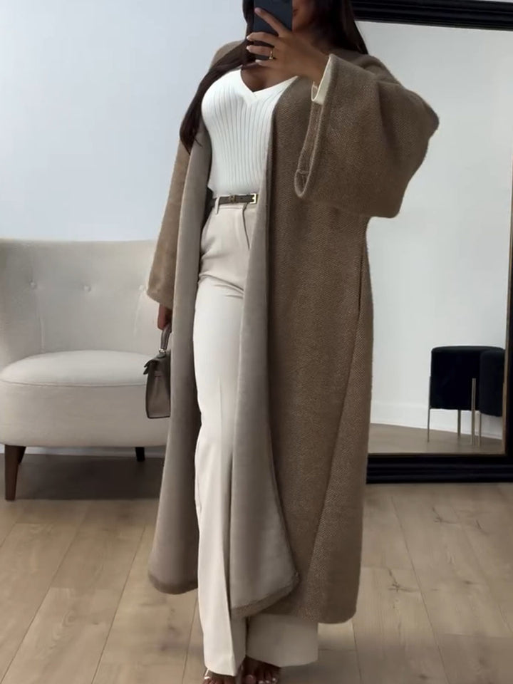 Skylar™ |Autumn and winter loose solid color coat