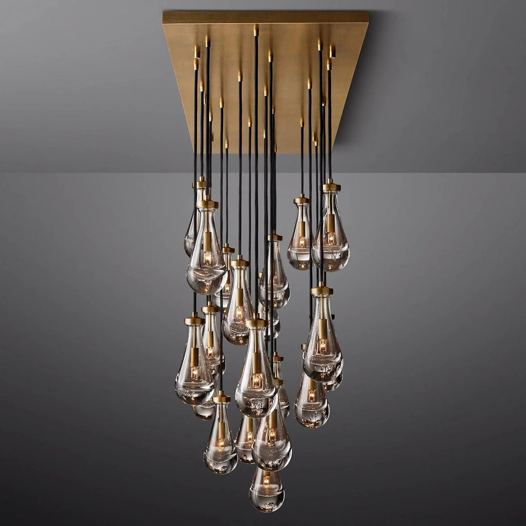 Post-Modern Teardrop Chandelier